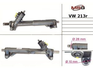 VW213R (ZF) Рулевая рейка с ГУРVW Transporter T4 90-03