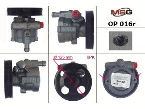 OP016R (Saginaw) Насос ГУРRenault Master II 97-10 Nissan Interstar 01-10 Mitsubishi Carisma 95-04