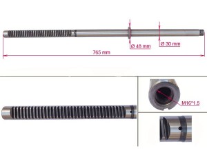 CI214RC (MSG Rebuilding) Шток рульової рейки з ГПКFiat Ducato 94-02 Peugeot Boxer 94-02 Citroen Jumper 94-02