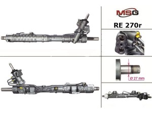 RE270R (JTEKT) Рулевая рейка с ГУРRenault Latitude 10-15