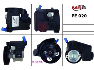 PE020 (MSG) Насос ГУРPeugeot 206 98-12 Peugeot Partner 96-08 Citroen Berlingo 96-08