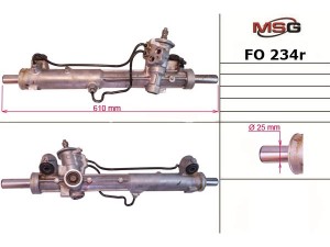 FO234R (FORD) Рулевая рейка с ГУРFord Focus I 98-04