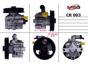 CR003R (YOUNGSHIN) Насос ГУРOpel Insignia 08-16 Opel Astra J 10-15 Chevrolet Cruze 09-17