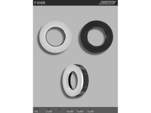 F-01028 (TOP GUN) Сальник 27,00/45,00*10,00/12,50 тип чертежа 7V3