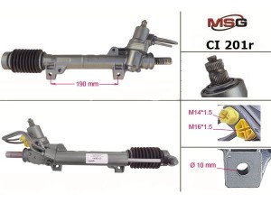 CI201R (ZF) Рулевая рейка с ГУРPeugeot Partner 96-08 Citroen Xsara 00-06 Citroen Berlingo 96-08