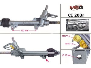 CI203R (TRW) Рулевая рейка с ГУРPeugeot 306 93-02 Peugeot Partner 96-08 Citroen Berlingo 96-08