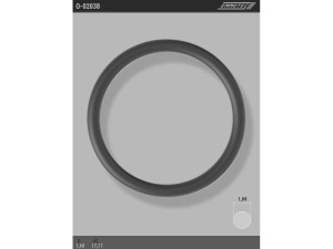 O-02038 AC (EMMETEC) Кільце ущільнювальне системи кондиціонування  C1,68 d1 17,17Fiat Stilo 01-10 Fiat Doblo 00-09