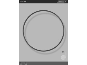 O-02786 AC (EMMETEC) Кольцо уплотнительное системы кондиционирования  C2,05 d1 75
