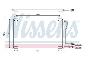 94225 (NISSENS) Радиатор кондиционераMercedes-Benz Sprinter 901-905 95-06