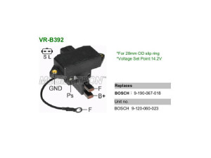 VR-B392 (MOBILETRON) Реле регулятор генератора