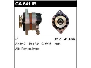 CA641IR (MSG Rebuilding) ГенераторIveco Daily E1 90-96 Iveco Daily E2 96-99