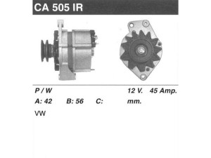 CA505IR (MSG Rebuilding) ГенераторVW Golf II 83-92 VW Passat B3-B4 88-96 VW Passat B2 81-88