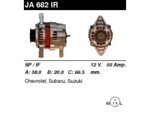 JA682IR (MSG Rebuilding) ГенераторSuzuki Swift 90-04