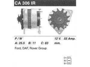 CA306IR (MSG Rebuilding) ГенераторFord Escort 86-90 Ford Escort 80-86