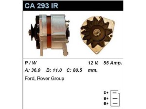 CA293IR (MSG Rebuilding) ГенераторFord Transit 86-00 Ford Escort 86-90 Ford Escort 80-86