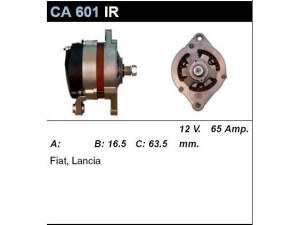 CA601IR (MSG Rebuilding) ГенераторFiat Croma 86-96 Fiat Ducato 81-94 Lancia Dedra 89-99