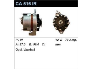 CA516IR (MSG Rebuilding) ГенераторOpel Astra F 91-98