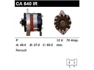 CA640IR (MSG Rebuilding) ГенераторRenault Trafic 81-01