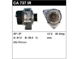 CA737IR (MSG Rebuilding) ГенераторAlfa Romeo 155 92-97