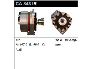 CA843IR (MSG Rebuilding) ГенераторAudi 80 91-95 Fiat Croma 86-96 Iveco Daily E1 90-96