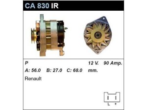 CA830IR (MSG Rebuilding) ГенераторRenault 19 88-00