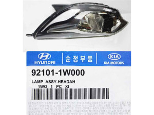 921011W000 (MOBIS) Фара леваяKia Pride 11-17 Kia Rio UB 11-17 Kia Rio QB 11-17