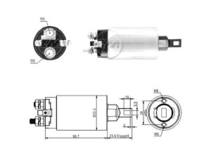 ZM1895 (ZM) Втягивающее реле стартера