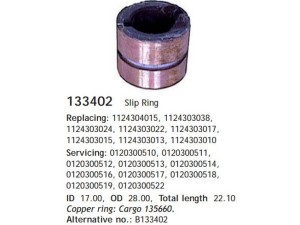 133402 (HC-Cargo) Коллекторное кольцо генератора
