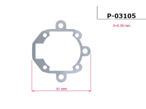 P-03105 (EMMETEC) Прокладка ГУРRover 75 99-05