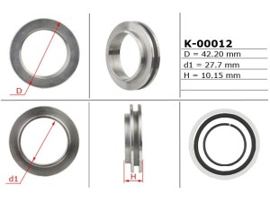 K-00012 (EMMETEC) Поршень штока рулевой рейки 27,70/42,20/10,50