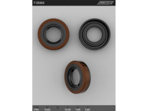 F-00464 (TRANSTEK) Сальник 18,00/34,00*7,90/8,00 тип чертежа 1PMA