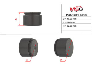 P463201-MSG (MSG) Поршень тормозного суппортаVW Touareg 10-18 Mercedes-Benz S-Class W222 13-20 Subaru Impreza 07-11