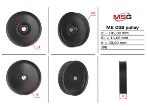 ME032PUL (ZF) Шкив насоса ГУРMercedes-Benz CLK W209 02-10 Mercedes-Benz E-Class W211 02-09 Mercedes-Benz C-Class W203 00-07