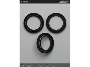 F-00443 (TOP GUN) Сальник 27,00/38,10*5,50/7,50 тип чертежа 1PM