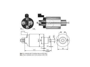 ZM991 (ZM) Втягивающее реле стартера