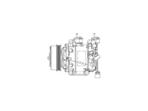 CS20515 (DELPHI) Компрессор кондиционераHonda CR-Z 10-16 Honda Insight 08-14