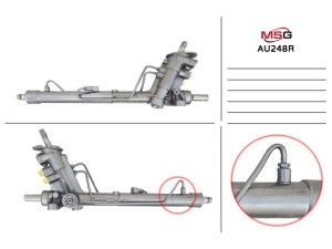 AU248R (TRW) Рульова рейка з ГУРVW Polo 02-09 Skoda Fabia I 99-07 SEAT Cordoba 02-09