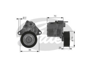 T38415 (GATES) Натяжитель ремняMercedes-Benz Sprinter 906 06-18 Mercedes-Benz E-Class W211 02-09 Jeep Grand Cherokee 98-04