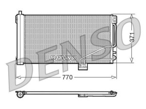 DCN17014 (DENSO) Радиатор кондиционера 3.2MPI 18V, 2.6MPI 18V, 1.8MPI 16V, 2.0MPI 16V, 5.0MPI 24VMercedes-Benz C-Class W203 00-07 Mercedes-Benz CLK W209 02-10 Mercedes-Benz SLK R171 04-11