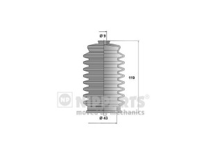 TY204DUSTER (MSG) Пильовик рульової рейкиToyota Starlet 95-99