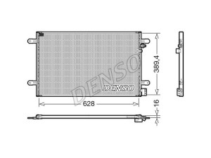 DCN02037 (DENSO) Радиатор кондиционераAudi A6 04-11