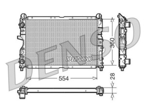 DRM01003 (DENSO) Радиатор основнойFiat Tempra 90-97 Alfa Romeo 145 96-01 Lancia Dedra 89-99