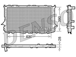 DRM02005 (DENSO) Радіатор основнийAudi 100 82-91 Audi A6 97-04