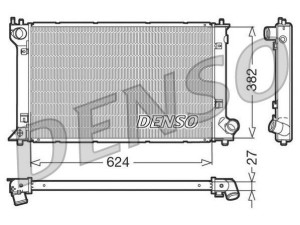 DRM50027 (DENSO) Радіатор основнийToyota Corolla Verso 04-09 Toyota Corolla 02-07 Toyota Avensis 03-10