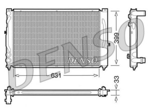 DRM02020 (DENSO) Радиатор основнойVW Passat B3-B4 88-96 VW Passat B5 96-05 Audi A6 97-04