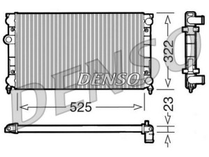 DRM32006 (DENSO) Радиатор основнойVW Golf III 91-98 VW Golf IV 97-03