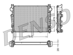 DRM17092 (DENSO) Радиатор основнойMercedes-Benz SL R230 01-11 Mercedes-Benz CL C215 99-06 Mercedes-Benz S-Class W220 98-06