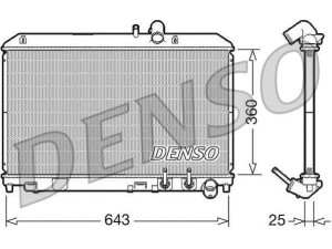 DRM44012 (DENSO) Радиатор основнойMazda RX-8 03-11