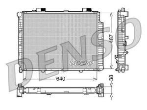 DRM17085 (DENSO) Радиатор основнойMercedes-Benz E-Class W210 94-03