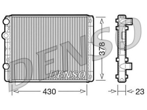 DRM32030 (DENSO) Радиатор основнойVW Caddy II 95-04 VW Lupo 98-05 SEAT Toledo I 91-99